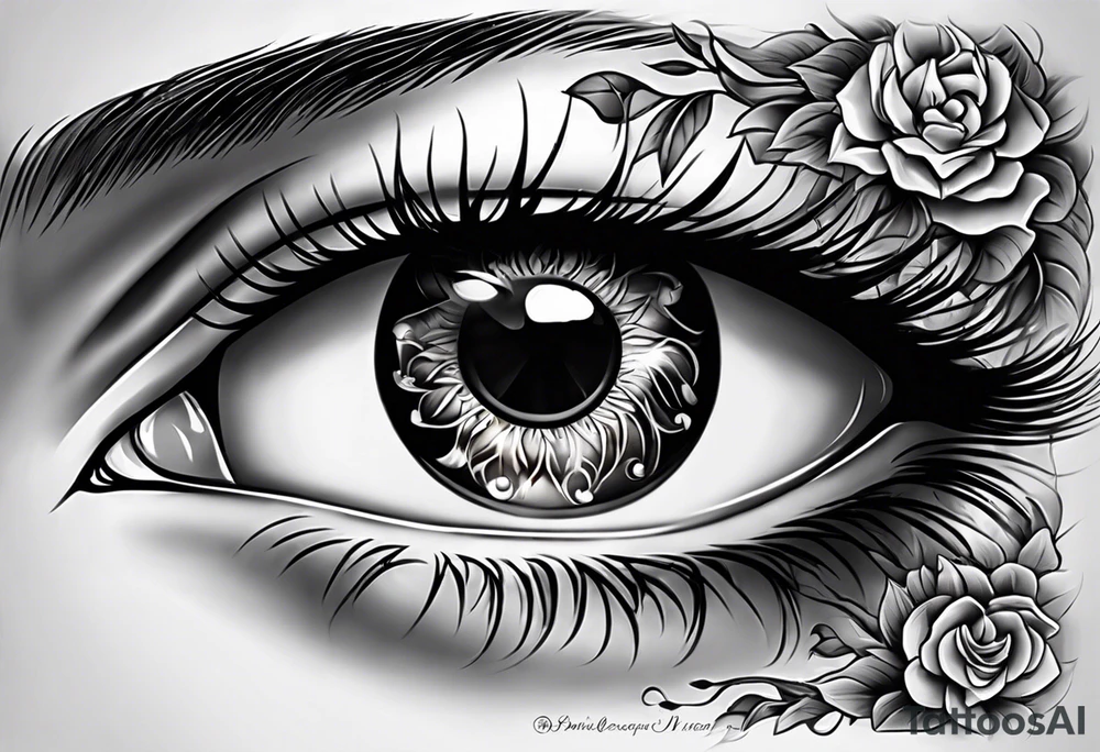 Byakugan eyes tattoo idea