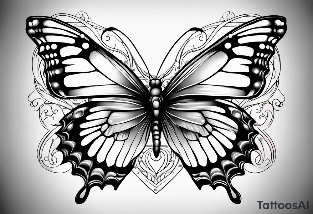 butterfly tattoo idea