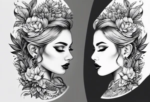 under boob tattoo tattoo idea