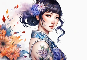 Hinata and hanabi tattoo idea