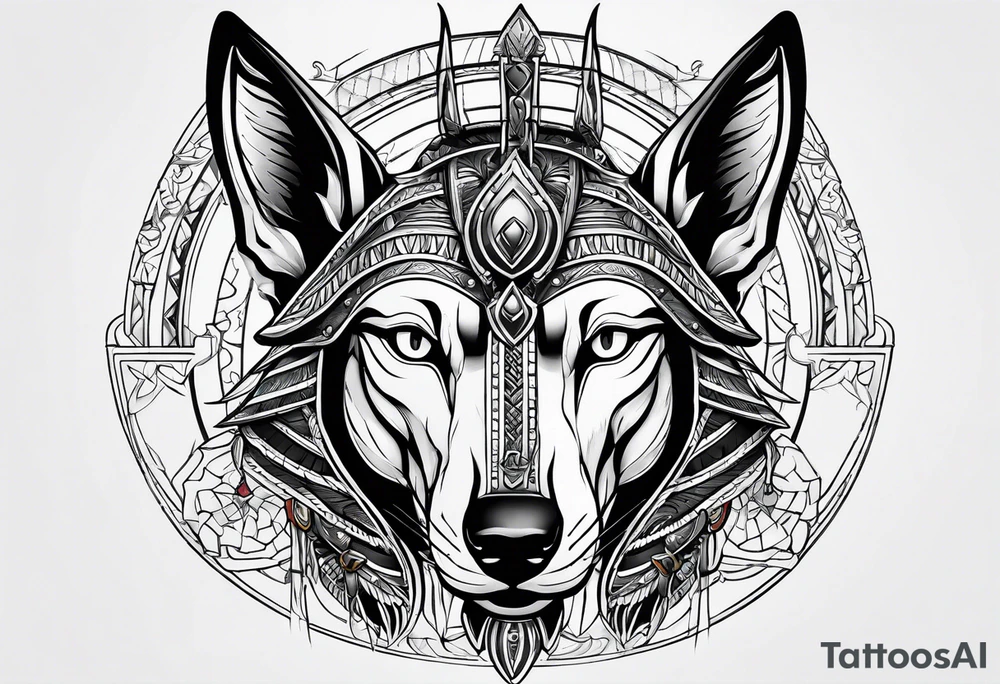 Anubis tattoo idea
