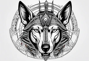 Anubis tattoo idea