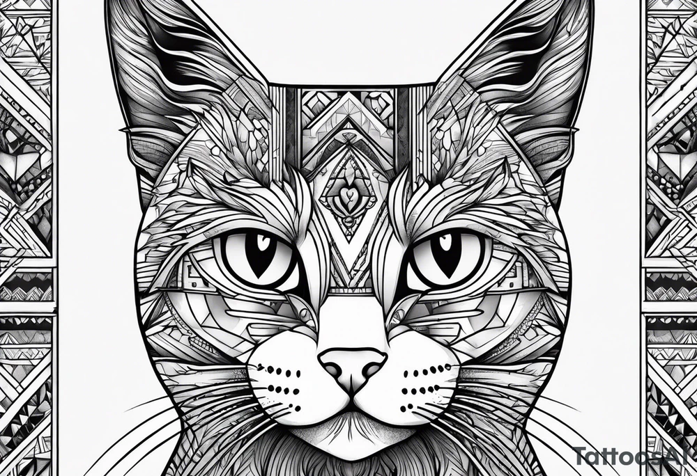 Black Cat tattoo idea