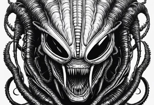 Xenomorph, face hugger tattoo idea