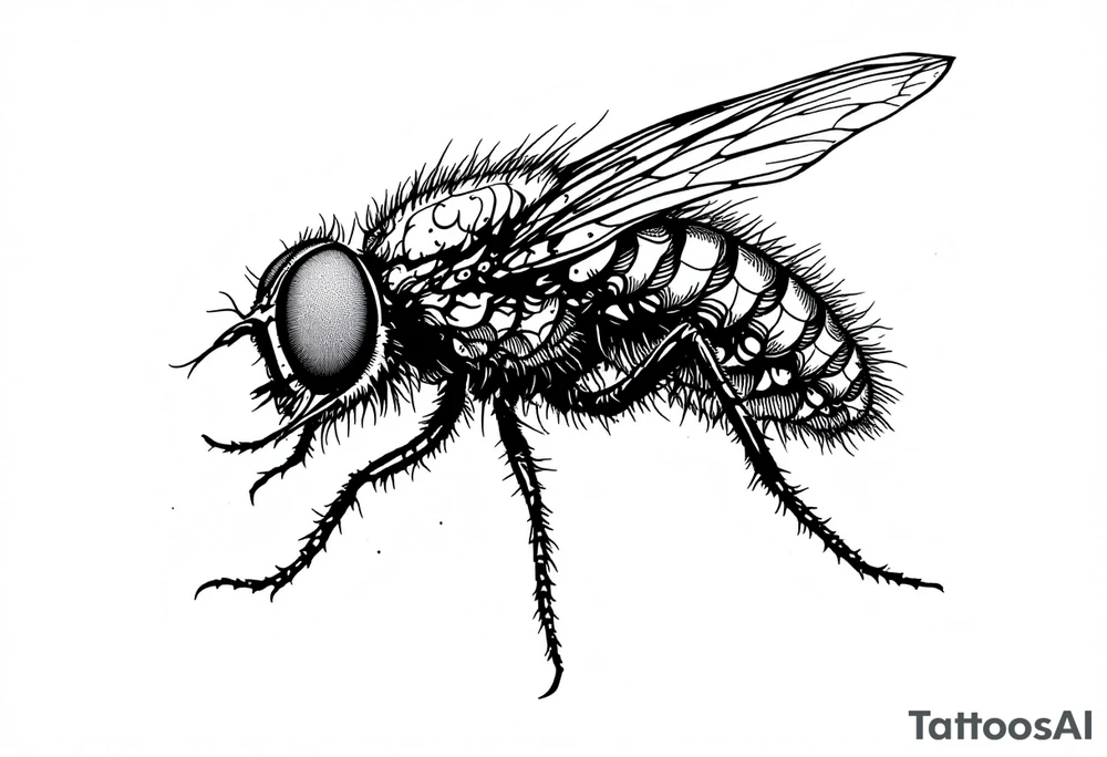 fly in japanese tattoo idea