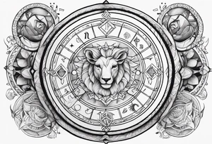 zodiac sign tattoo idea