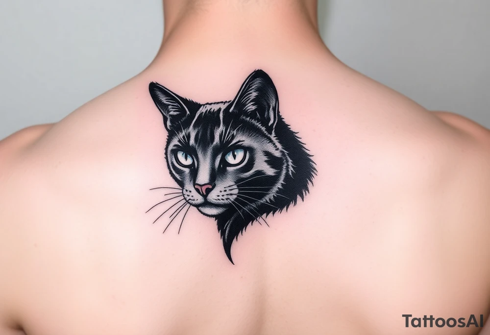 Black Cat tattoo idea