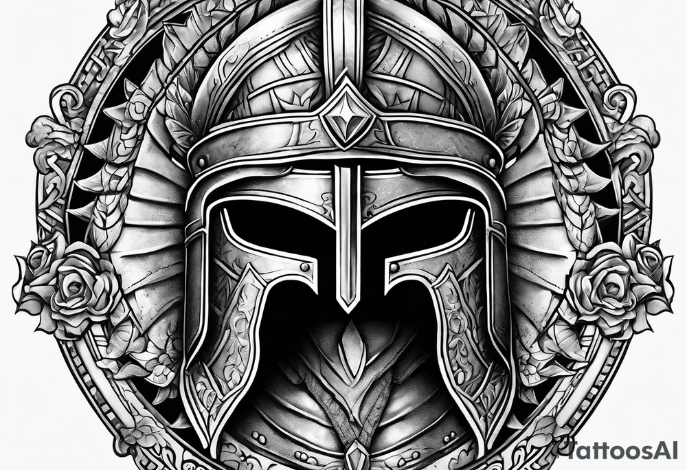 If you’re going thru hell keep going wrapped around a spartan helmet. tattoo idea If you’re going thru hell keep going wrapped around a spartan helmet. tattoo idea