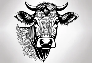 COW ANIMAL tattoo idea