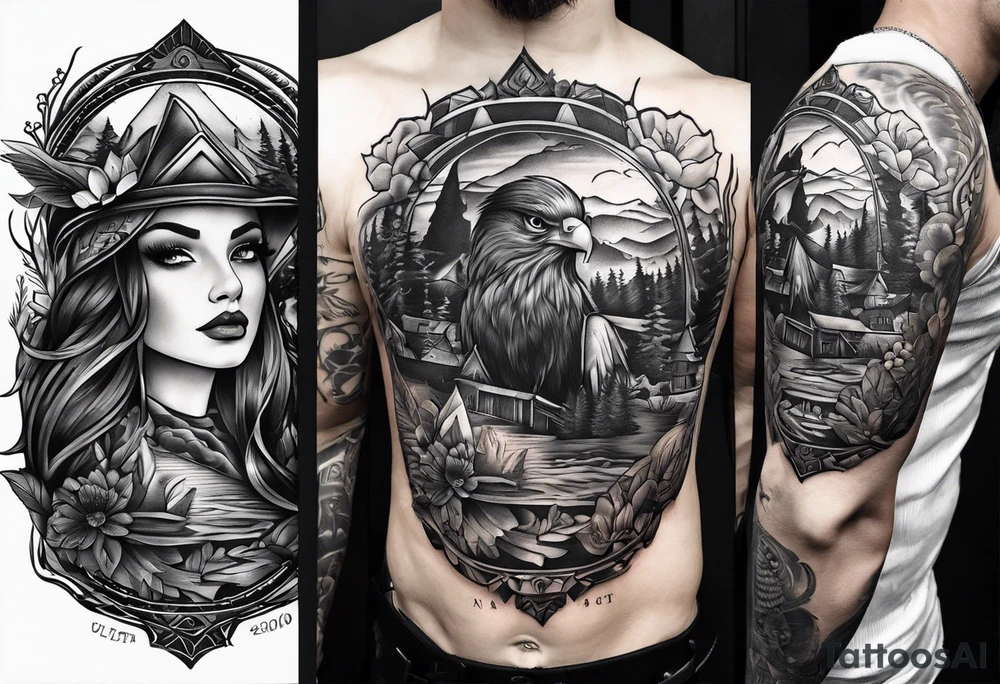 cabin friends tattoo idea