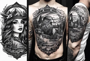 cabin friends tattoo idea