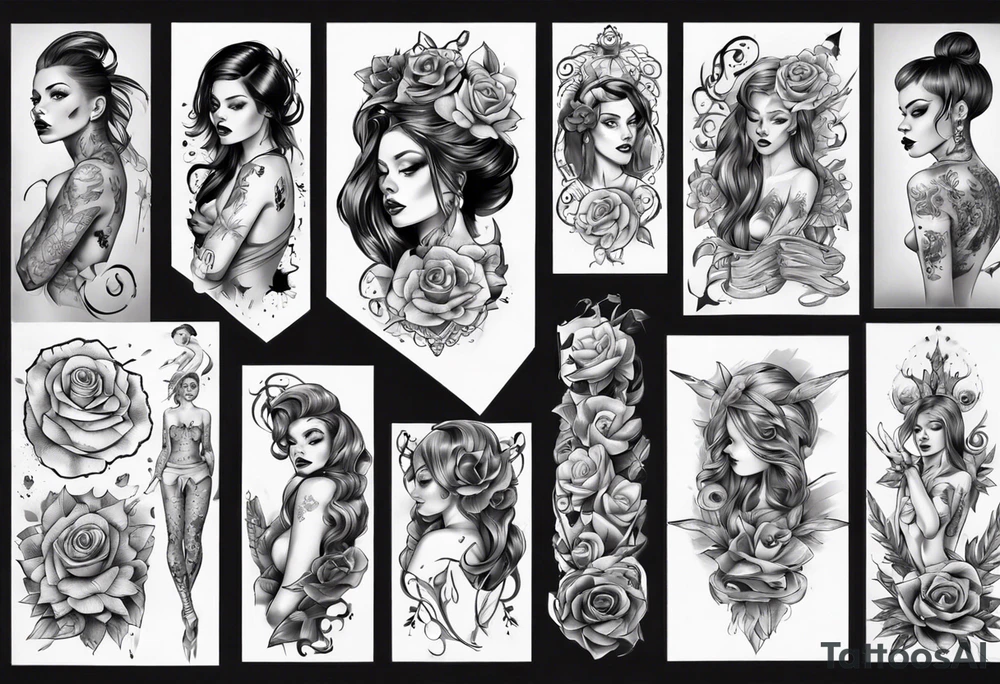 sexy tattoo girl tattoo idea