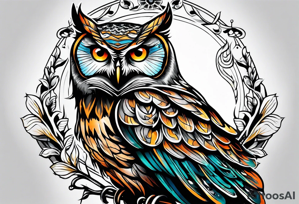 Owl tattoo idea