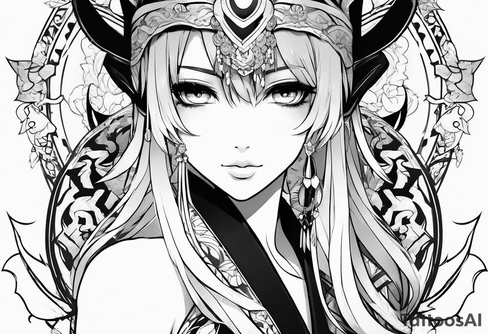 shiki anime tattoo idea