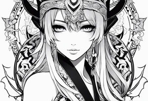 shiki anime tattoo idea