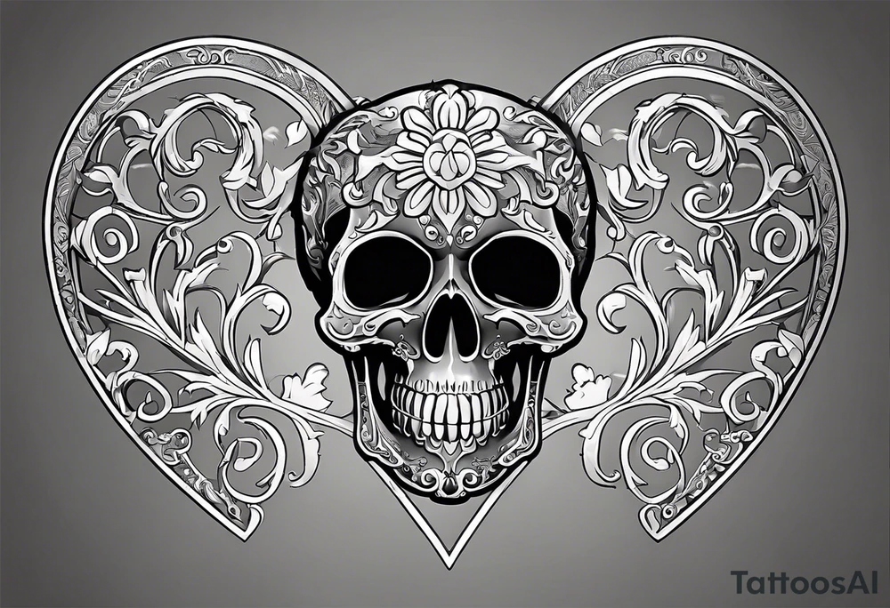 heart shaped skeleton key made of metal with the year 2016 included in the design. tattoo idea