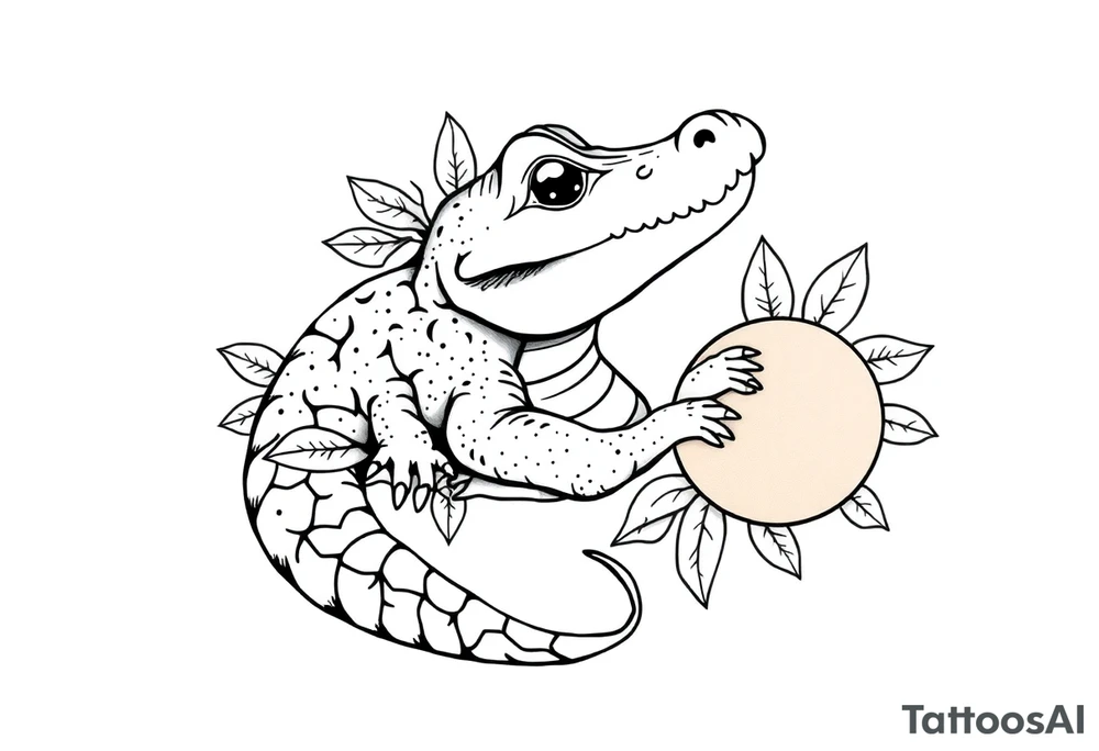 gator an oranges tattoo idea