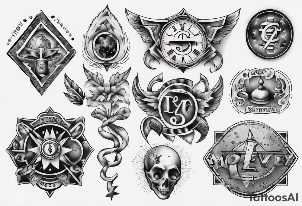 Money tattoo idea