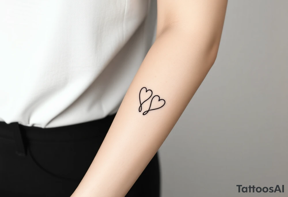 Siluetas de pareja tattoo idea