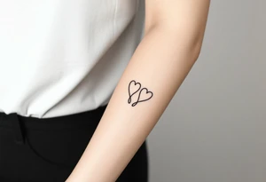 Siluetas de pareja tattoo idea