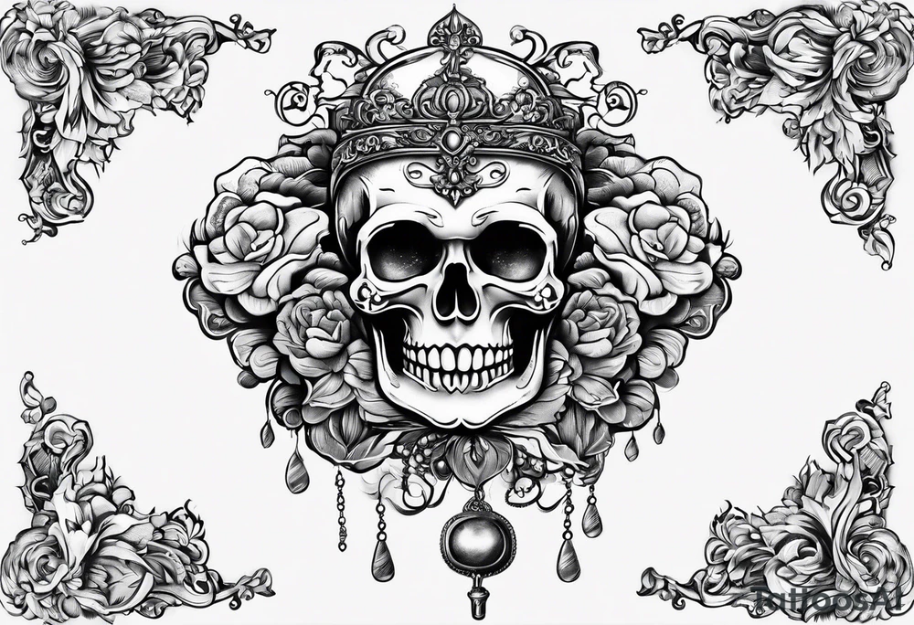 Key on a cloud tattoo idea