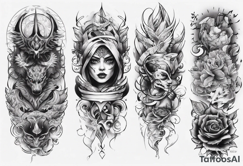 sleeve tatto tattoo idea