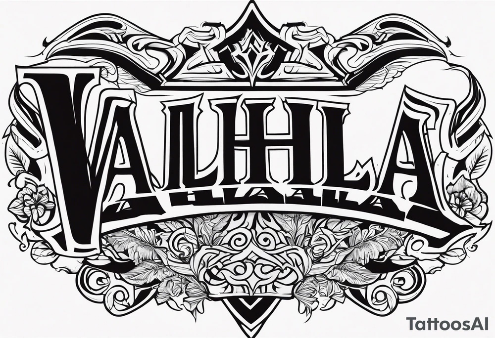 Valhalla tattoo idea