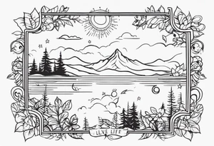Live life to the fullest tattoo idea