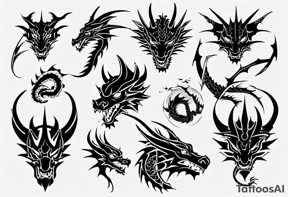 dragon tattoo idea