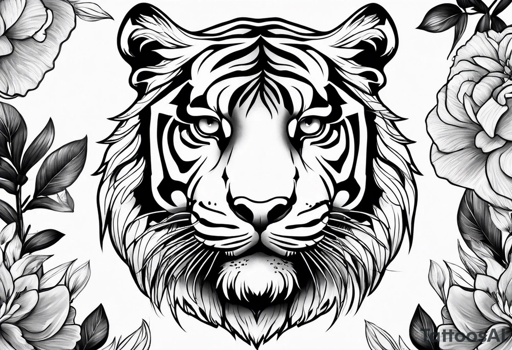 Tiger tattoo idea