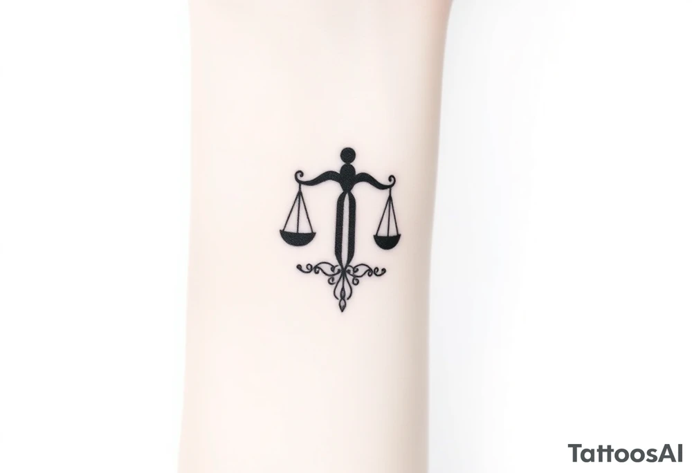 Libra tattoo idea