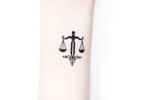 Libra tattoo idea