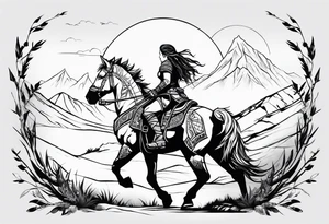 Horizon zero dawn videogame tattoo ideas tattoo idea