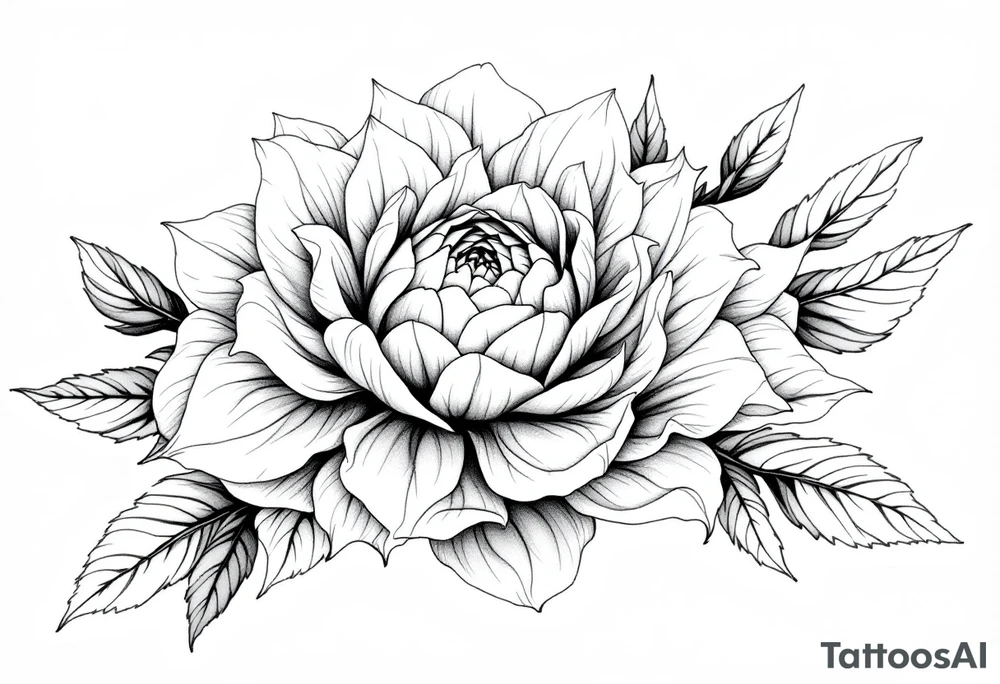 Chrysanthemum, White Rose, sunflower tattoo tattoo idea