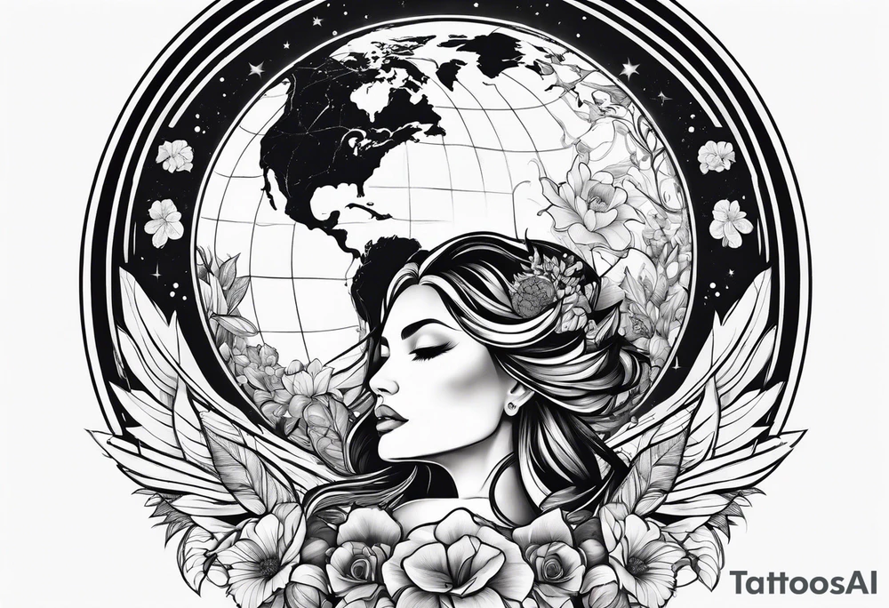 Mother Earth tattoo idea