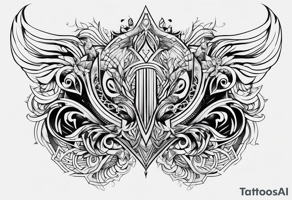 Tribal rib tattoo tattoo idea