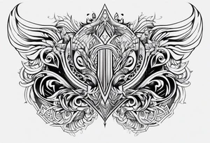 Tribal rib tattoo tattoo idea