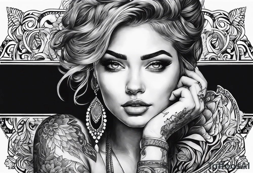 сатана tattoo idea