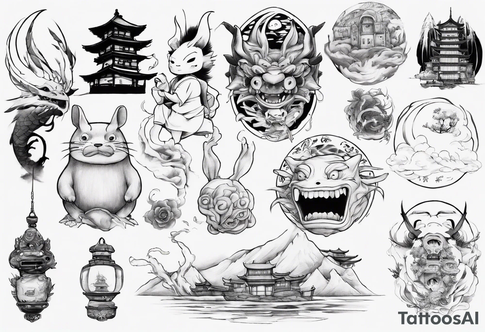 Spirited away tattoo idea
