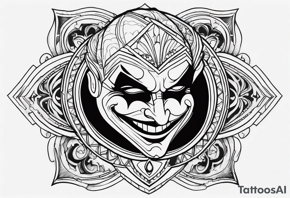 joker card tattoo idea