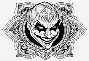 joker card tattoo idea