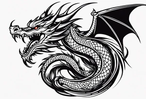 Traditional Dragon tattoo idea