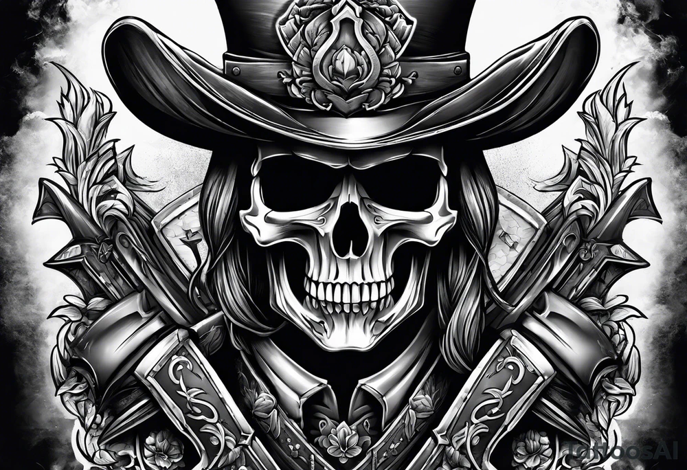 Skull soldier tattoo idea