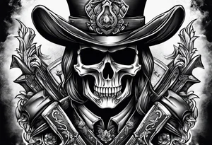 Skull soldier tattoo idea