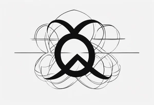 resilience and the infinite sign to represent 2 boys and 1 mom tattoo idea