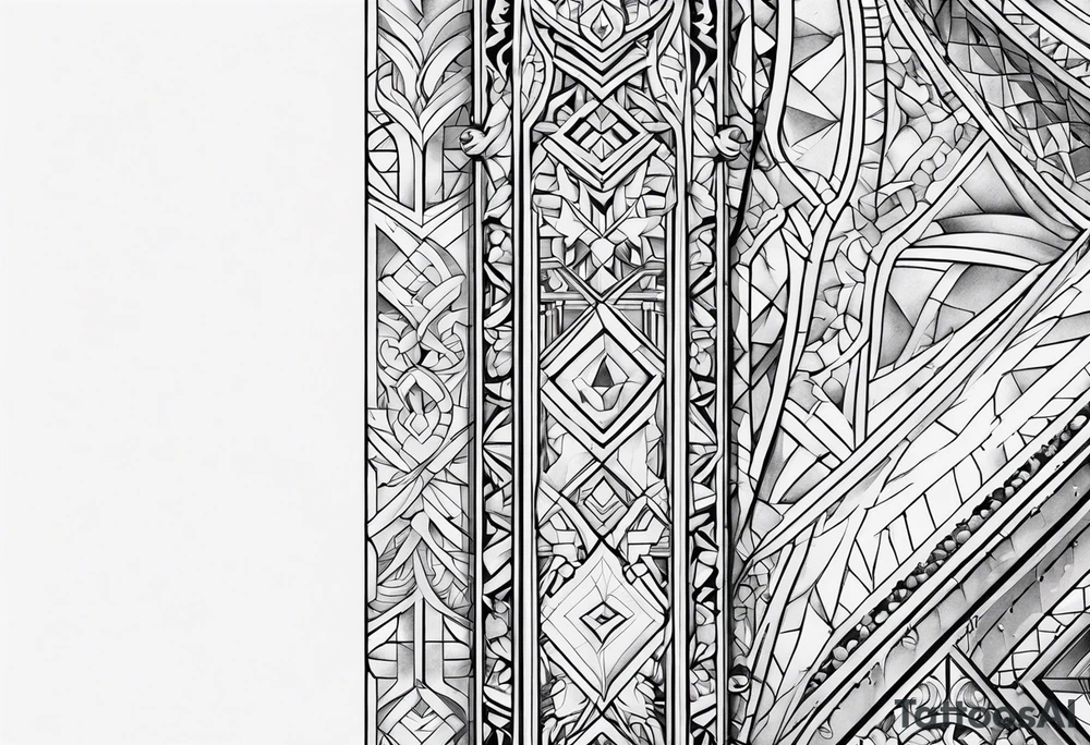 broken sword tattoo idea