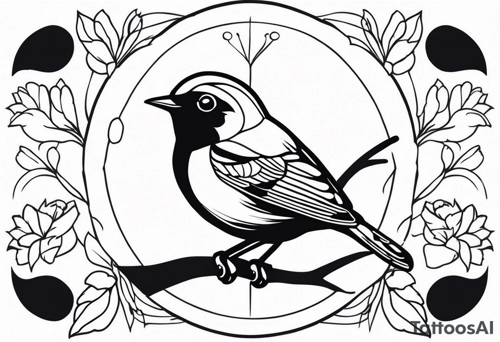 lady bird tattoo idea