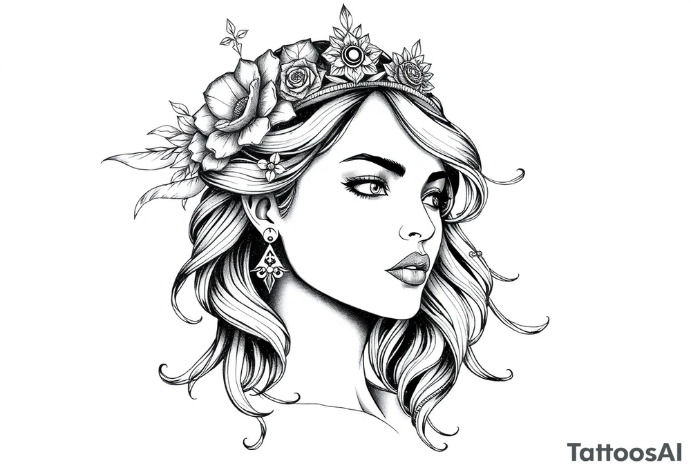 Strong, queen, warrior, survivor tattoo idea