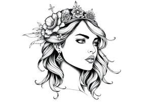 Strong, queen, warrior, survivor tattoo idea