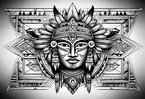 Totem pole Cherokee tattoo idea